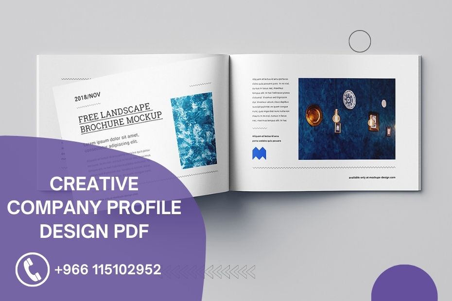 creative company profile design pdf